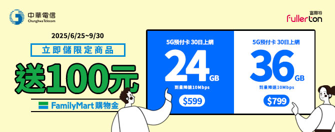 中華電信立即儲送購物金