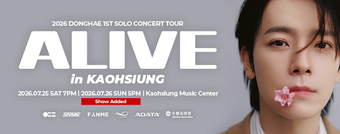 2026 DONGHAE 1ST SOLO CONCERT TOUR [ALIVE] in KAOHSIUNG